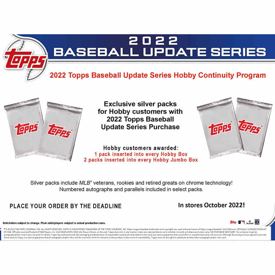 2022 Topps Baseball Update Series Jumbo (pack)