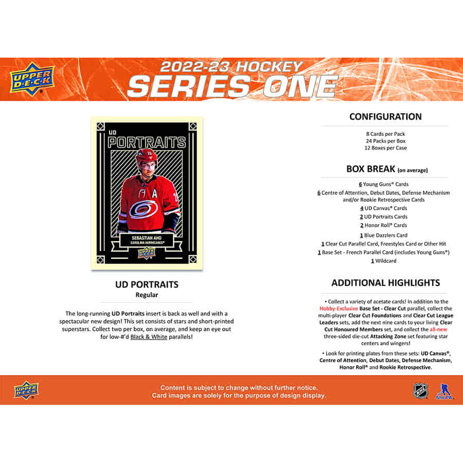 Montreal Canadiens 2022-23 Upper Deck Series 2 Base Card Team Set