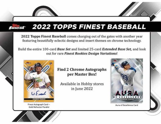 2022 Topps Finest Baseball 8-Box Hobby Case #2 Break Pick Your Team